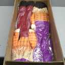 2 Pcs Halloween Scarecrow 31.5 Inches Skull Scary Standing Scarecrow Ghost Garden Outdoor Decorations, Figurine Gifts for Halloween Fall Autumn Thanksgiving Outdoor Decor Farmhouse Porch