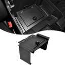 Center Console Gun Safe Lock Box Compatible with 2023-2025 Chevy Silverado GMC Sierra 1500 Accessories, Console Vault Organizer Security Locking Storage, 3-Digit Combination Lock