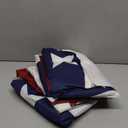 3 x 6 Ft American Pleated Fan Flag, USA Patriotic Half Fan Bunting Flag, Bunting Flags Outdoor 4th of July Decoration FlagS (Set of 4)