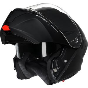 CYRIL Modular Motorcycle Helmet DOT, Flip Up Full Face Men Women, Glasses Compatible Dual Visor, Quick Release Shield, Bonus Smoke Visor & Bag for Street Bike ATV UTV Scooter Cruiser (Black, M)
