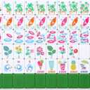 American Mahjong Tile Set, 160 Green Engraved Tiles with Mah-jongg Accessories and Tile Bag, Mahjong Set for Beginners