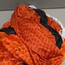 VitalCozy 6.5Ft Round Spandex Backdrop Cover - Sports Theme Arch Backdrop for Party & Photography - Birthday Decoration, No Stand or Balloons Included(Orange)