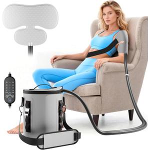 Cold Therapy Machine with Timer, Portable Ice Machine for Shoulder After Surgery, Knee Ice Area Accessory, Cryotherapy Pain Relief, Recovery System for Shoulder, Knee, Hip and Ankle Replacement