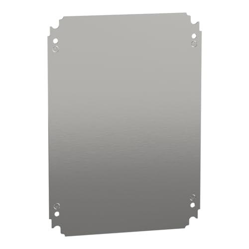 Square D by Schneider Electric NSYMM66 Multipurpose Plain Mounting Plate for Electrical Boxes, Compatible Galvanized Steel, 800mm H x 600mm W Sarel 55756HIMEL MM86