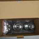 Kitchen Soap Dispenser Set with Drying Tray  16oz Glass Bottles with Stainless Steel Pumps, Sink Organizer Caddy with Brush Holder & Non-Slip Feet  All-in-One Dish & Hand Soap Station