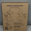 Toddler Bed Rail with Night Light - Foldable Bed Side Rails - Fits for Most Beds: Bed Rails for Full Size Bed, Queen Size Rails, Twin Rails - Portable Fence for Baby - 48 inch (Grey)