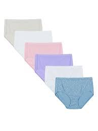 Hanes Women's Organic Cotton Panties Pack, ComfortSoft Underwear, 6-Pack (Colors May Vary) Size 10 Hanes Women's Organic Cotton Panties Pack, ComfortSoft Underwear, 6-Pack (Colors May Vary) Size 10