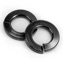 Sieqioor 70Pcs Spring Lock Washer, 5/16" SAE Split Lock Washer, Black 304 Stainless Steel Lock Washers & Flat Washers for Screws Bolts