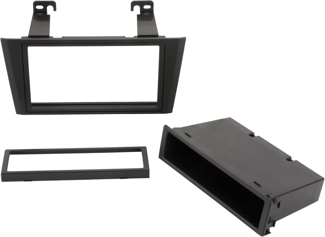 Scosche TA2085B Double DIN or Single DIN with Pocket Radio Install Dash Kit Compatible with Select 2000-2004 Toyota Avalon - Aftermarket Car Stereo Installation Kit - See Vehicle Fit Guide in Images