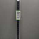 Alumicolor Aluminum Straight Edge with Center Finding Back, 24IN, Black