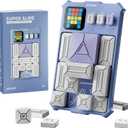 GiiKER Super Slide Puzzle Games, Original 500+ Challenges Brain Teaser Puzzle, Toys for Kids, Travel Games Birthday Gifts Easter Stocking Stuffers for Boys Girls, Activities for Road Trips - Lavender