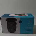 Homedics Portable Heating and Vibrating Back Massage Cushion with Adjustable Intensity and Integrated Straps