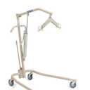 Invacare Hydraulic Patient Lift, Lightweight Transfer Lift Chair with 450 lb Weight Capacity, Bent Mast for Safer Transfers, 6-Point Padded Swivel Bar, Floor-to-Bed Height Range for Fall Recovery