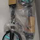 WAYPLUS KS1 Kick Scooter for Ages 6+,Kid, Teens & Adults. Max Load 240 LBS. Foldable, Lightweight, 8IN Big Wheels for Kids, Teen and Adults, 4 Adjustable Levels. Bearing ABEC9 FED Fitness (Aquas)