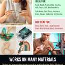 Micro Drill Bits Set with Pin Vise | Small Hand Drill - Pin Vise Hand Drill Manual, PCB Mini Bits for Resin Beads Polymer Clay | DYI Jewelry Making, set