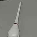 Modern Flexible Silicone Toilet Caspa for Home 2025 Silicone Toilet Wand Bowl Brush and Holder Cleaning Set Wall Mounted Rubber Bathroom Toilet Scrubber Bowl Cleaner Brushes with Dispenser (White)