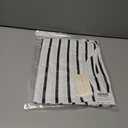 LilyCoco Womens 3/4 Length Sleeve Tops Striped Boat Neck Shirt Frenchy Cotton Tees White Small (S)