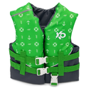X20 Child Closed-Sided Life Vest, 30lbs - 50lbs, Green