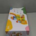 Marstone Toddler Toys for 1 2 Year Old Boys and Girls Gifts: Educational Elephant Slide with 4 Animal Car Toys for Baby 12-18 Months, First Birthday Gifts for Kids, Learning Push Truck Tracks Age 1-2