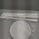 Wooden Plant Stand 17.12 Inch Flower Pot Holder with Stable 3-Point Support Indoor Outdoor Garden Display for Living Room Balcony