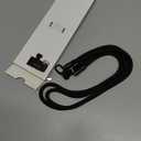 TORRAS Phone Lanyard Crossbody with 2 Phone Tabs, Adjustable Anti Theft Phone Strap for All Phones, Premium Metal Buckles, Skin-Friendly, Universal Cell Phone Neck lanyard for Travel Essentials, Black