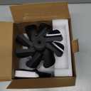 Tomersun Wood Stove Fan 8 Blade Heat Powered, Woodburner Fireplace Fan for Wood Burner/Burning/Stoves, with Thermometer (Medium)