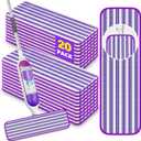 20 Pack Reusable Mop Pads Compatible with Swiffer PowerMop, Microfiber Pads Refills Machine Washable Up to 100 Times Wet Dry Use Suitable for All Floor Types