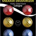 Knixmax Sneaker Deodorizer Shoe Freshener Balls, Gym Bags Lockers Car Air Fresheners, Boot Deodorant Balls Odor Eater Shoe Deodorizers 6 Packs Cologne Colorful
