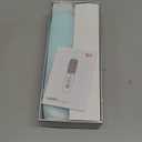 Numoya Go Brush Pro - Cordless Hair Straightener Brush Portable Comb for Travel, USB Charging, Fast Heating, with LCD Display (Blue)