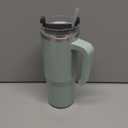 1200 ml Tumbler Bottle with Handle, Lid & Straw – Insulated Travel for Hot & Cold Drinks – Double-Wall Vacuum Insulated- Large Water Bottle for Coffee, Tea, Juice