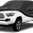 Truck Cover Waterproof All Weather - Heavy Duty Pickup Truck Cover Outdoor Indoor Rain UV Protection Universal Fit Length Up to 209 inches Black