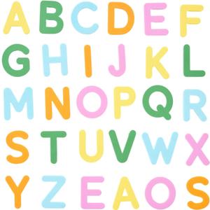 Silicone Alphabet Magnetic Letters and Numbers, 30PCS Alphabet Magnets Toys ABC Letter Puzzles Preschool Educational Learning Toys Gifts for Girls Boys Toddlers Kids