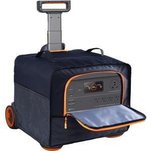 Upgraded Dust Cover Compatible with Jackery Solar Generator 2000 Plus 400W, Jackery Explorer Kit 4000 Plus, Jackry Solar Generator 3000 PRO 400W, Water-resistant Dust Cover for Jackery Solar Generator (Black)