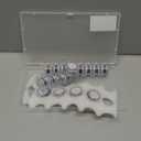 Optomni Clear Fridge Magnets, 36Pack Transparent Round Magnets for Refrigerator, Office & Classroom – Small Whiteboard Accessories for Dry Erase Boards