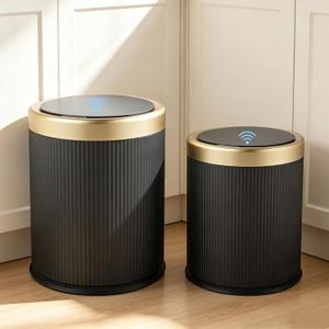 URALFA Bathroom Trash Can Automatic Touchless, Motion Sensor Trash Can