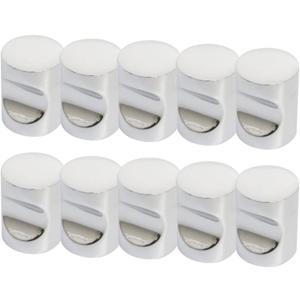 10-Pack Barrel 3/4-inch Knobs in Brushed Nickel