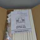 Play Tent with Mat, Star Light, Large Kids Playhouse with Windows Easy to Wash, Indoor and Outdoor Play Tents for Kids, Little Dove Toys for Girls, Boys, 52x35x52 (Beige Playhouse, Large Size)