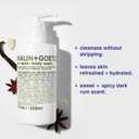 MALIN+GOETZ Hand + Body Wash | Gentle Foaming Cleanser with Botanical Extracts and Amino Acids | Hydrating, pH-Balanced, Unisex Scent | Vegan & Cruelty-Free (Eucalyptus, Bergamot, Rum, Cannabis)