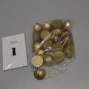 20 Pieces Round Table Number Cards Stands Modern Cursive Table Number 1-20 for Wedding Reception Anniversary Party Restaurant Events 4 x 6 Inches(Gold)