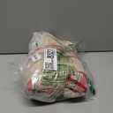 DII French Stripe Dining Table Collection Farmhouse Style Tablecloth, 60x84 Inches, Taupe/Red