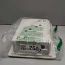 in-Wall TV Box with Flange for Home Theater Installation, 11.9" x 8.4" Cord Hider for Wall Mounted TV, with 2 Outlets, Cable Bracket, LV Cable & 1-1/2" ENT Entrance, Ideal for New or Retrofit Job (White)