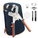 Heavy-Duty Grommet kit (3/8 and 1/2) Includes a Bag, 200 10 mm Grommets and 200 12 mm Grommets Eyelet and Grommet Tool Kit for DIY Tarp Ring Repair and Installation