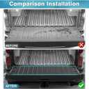Mixsuper Truck Tailgate Mat for Chevy Silverado & GMC Sierra 1500 2019-2026, Tailgate Liner All Weather Tailgate Protector Replacement for Silverado/Sierra 1500 Accessories