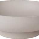 Large Decorative Concrete Bowl, Modern Handicraft Bowls for Home Decor, Decorative Fruit Bowl for Kitchen Counter, Stylish Key Bowl for Entry Table, Gray