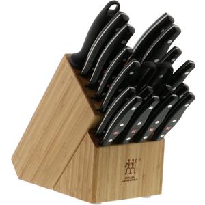 ZWILLING TWIN Signature Knife Block Set, 19-pc, Light Brown