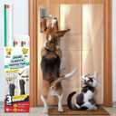 Panther Armor 3-Pack Door Protector from Dog Scratching, 40" x 8.2" Clear Dog Scratch Door Protector for Doors & Frames, Door Scratch Protector for Dogs & Cats, No-Residue Door Guard for Doors