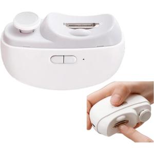 Electric Nail Clipper for Seniors, Professional Automatic Nail Trimmer for Fingernails and Toenails with 2 Speeds, USB Rechargeable & Nail Scraps Storage, Safe Toenail Clippers for Baby, Kids, Women.