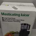 Cold Press Juicer, 5.5inch Wide Feed Chute Juicer Machine, Slow Masticating Juicer for Whole Vegetables & Fruits, Black