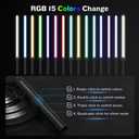 2 Pack Light Saber, 15 Colors and 4 Modes Light up Light Saber for Dueling, 2-in-1 RGB Detachable USB Charge, Gifts Toys for Adults Birthday Christmas Thanksgiving