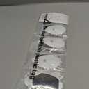 20-Pack TENS Unit Replacement Pads, Long-Lasting Snap Electrodes for 50 Times of Use per Pad, Latex-Free TENS Pads Set Compatible with TENS EMS Devices Using 3.5mm Button Lead Wires (White)